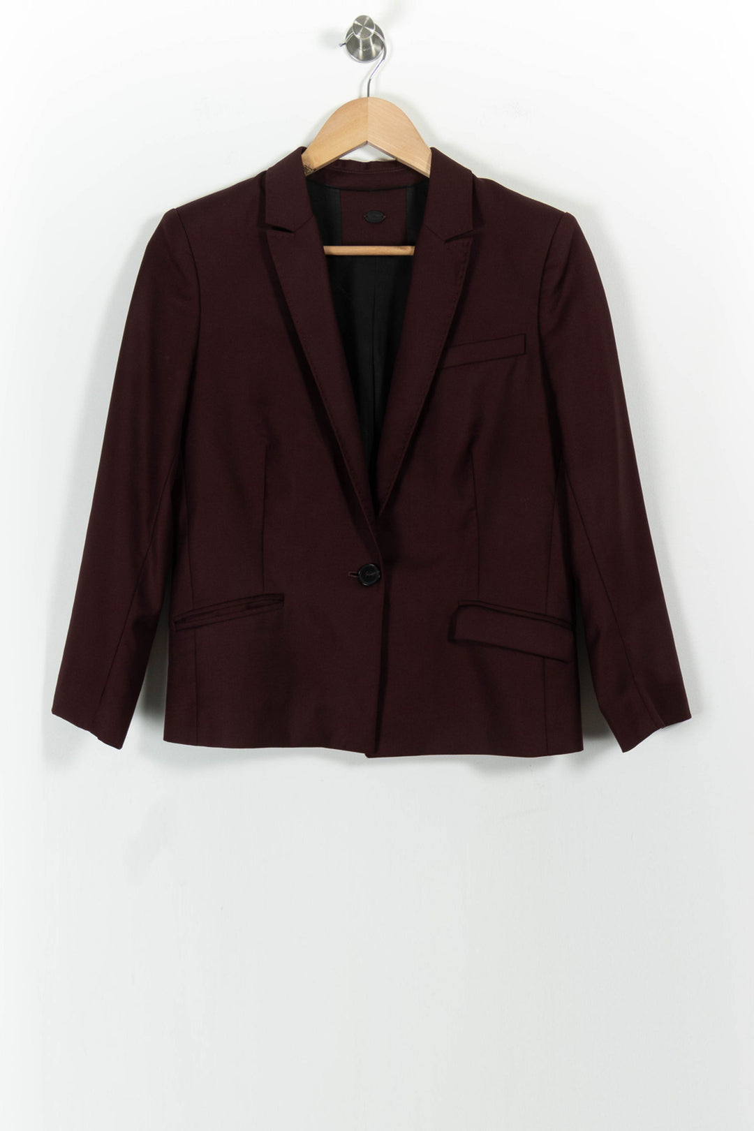Blazer Bordeaux - Taille M/38 de la marque Comptoir des Cotonniers | PARAD101516 - Vendu par Paradigme - Image 2