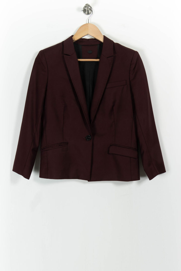 Blazer Bordeaux - Taille M/38 de la marque Comptoir des Cotonniers | PARAD101516 - Vendu par Paradigme - Image 2