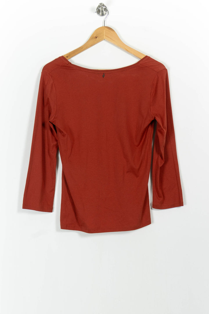 Tee-shirt Manche Longue Orange - Taille S/36 de la marque One Step | PARAD101517 - Vendu par Paradigme - Image 4