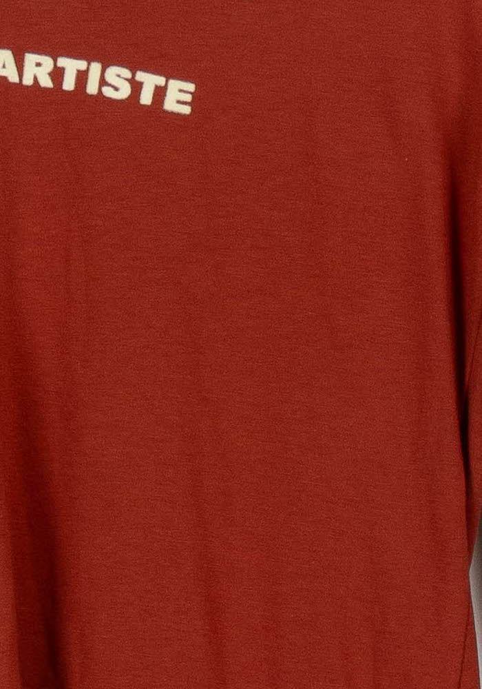 Tee-shirt Manche Longue Orange - Taille S/36 de la marque One Step | PARAD101517 - Vendu par Paradigme - Image 3