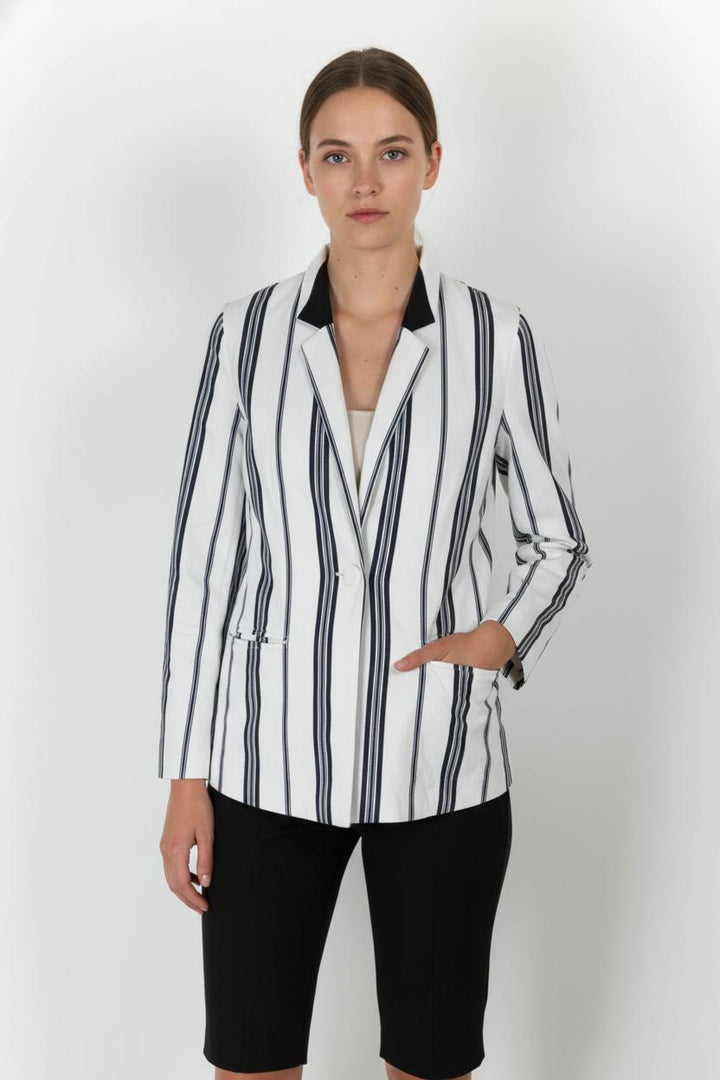 Blazer Blanc et Noir - Taille XS/34 de la marque Valentine Gauthier | PARAD101535 - Vendu par Paradigme - Image 1