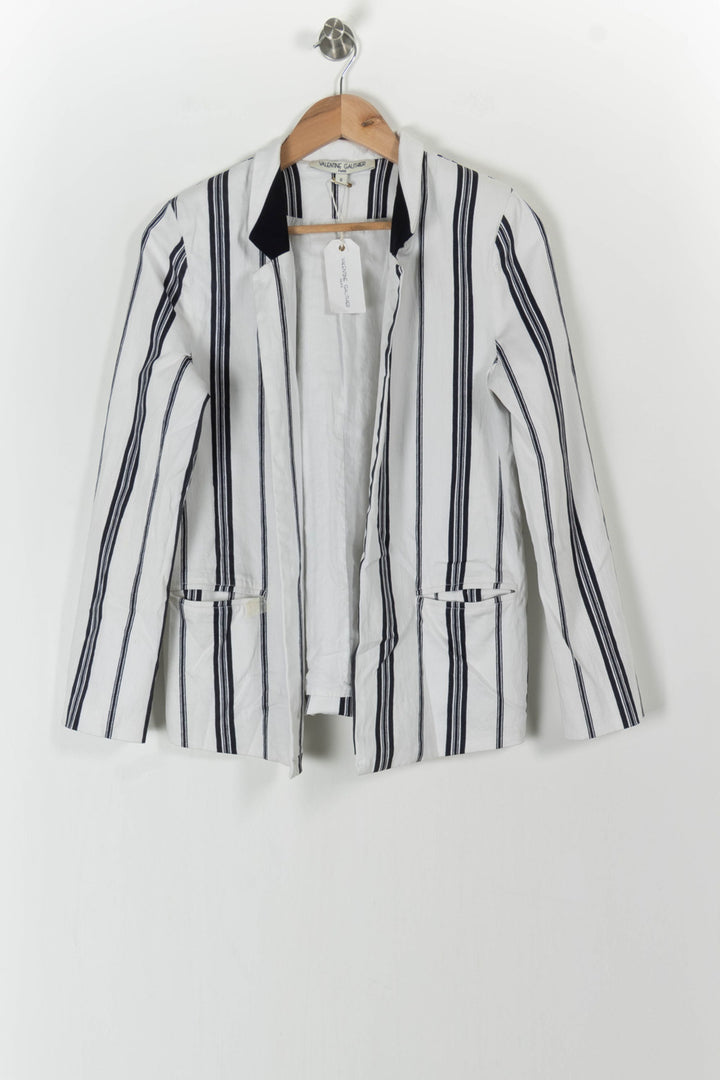 Blazer Blanc et Noir - Taille XS/34 de la marque Valentine Gauthier | PARAD101535 - Vendu par Paradigme - Image 2
