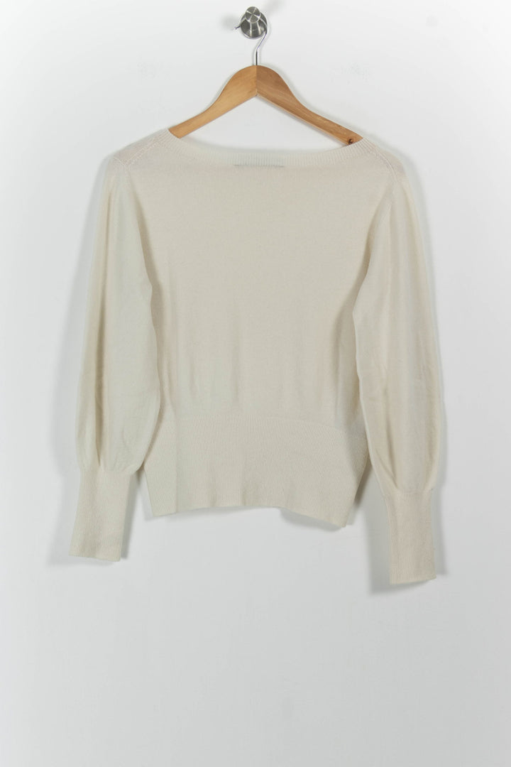Pull Blanc - Taille M/38 de la marque Comptoir des Cotonniers | PARAD101544 - Vendu par Paradigme - Image 4