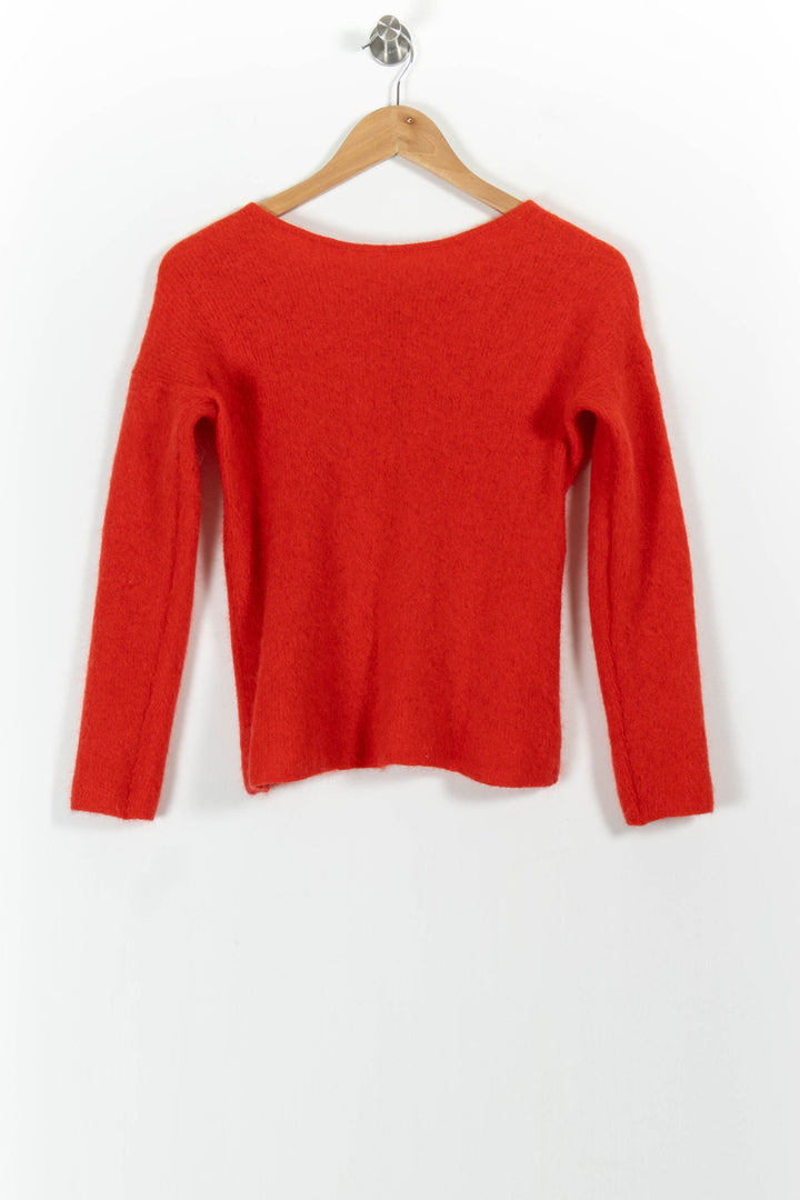 Cardigan Rouge - Taille S/36 de la marque Sézane | PARAD101569 - Vendu par Paradigme - Image 4