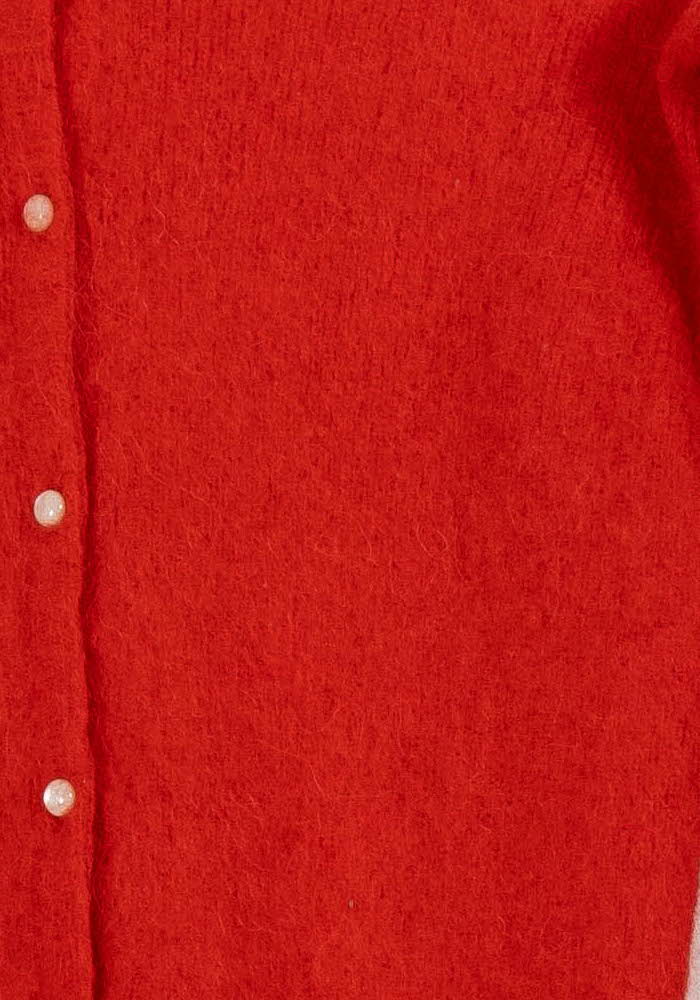 Cardigan Rouge - Taille S/36 de la marque Sézane | PARAD101569 - Vendu par Paradigme - Image 3