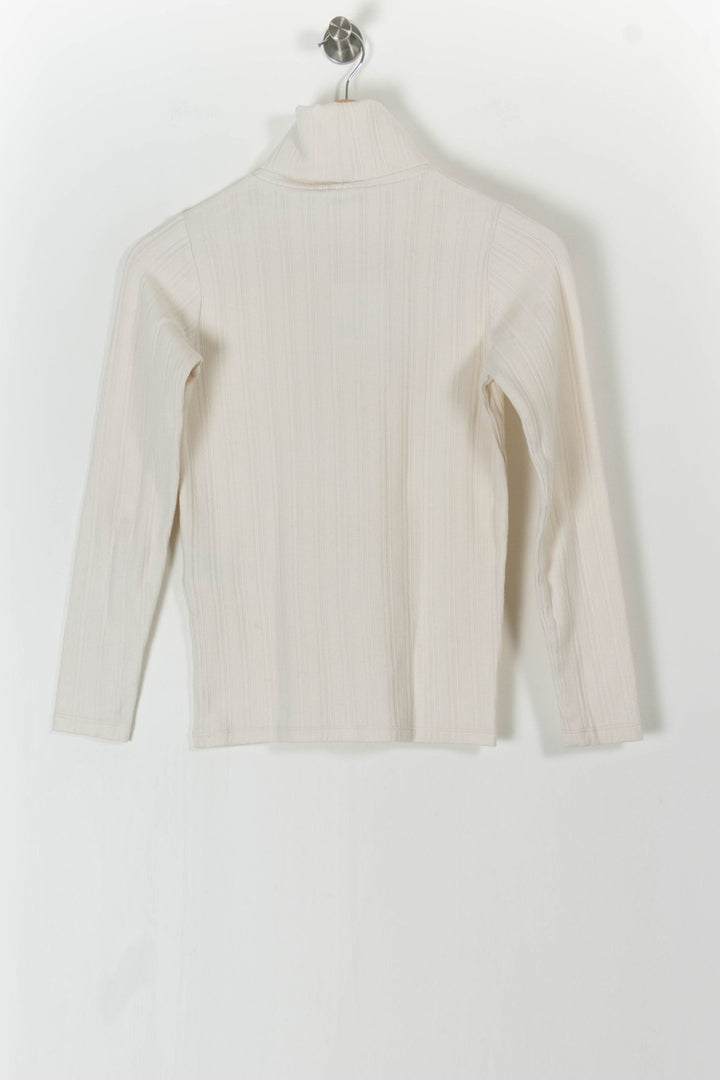 Pull Col Roulé Blanc - Taille XS/34 de la marque Sessùn | PARAD101581 - Vendu par Paradigme - Image 4
