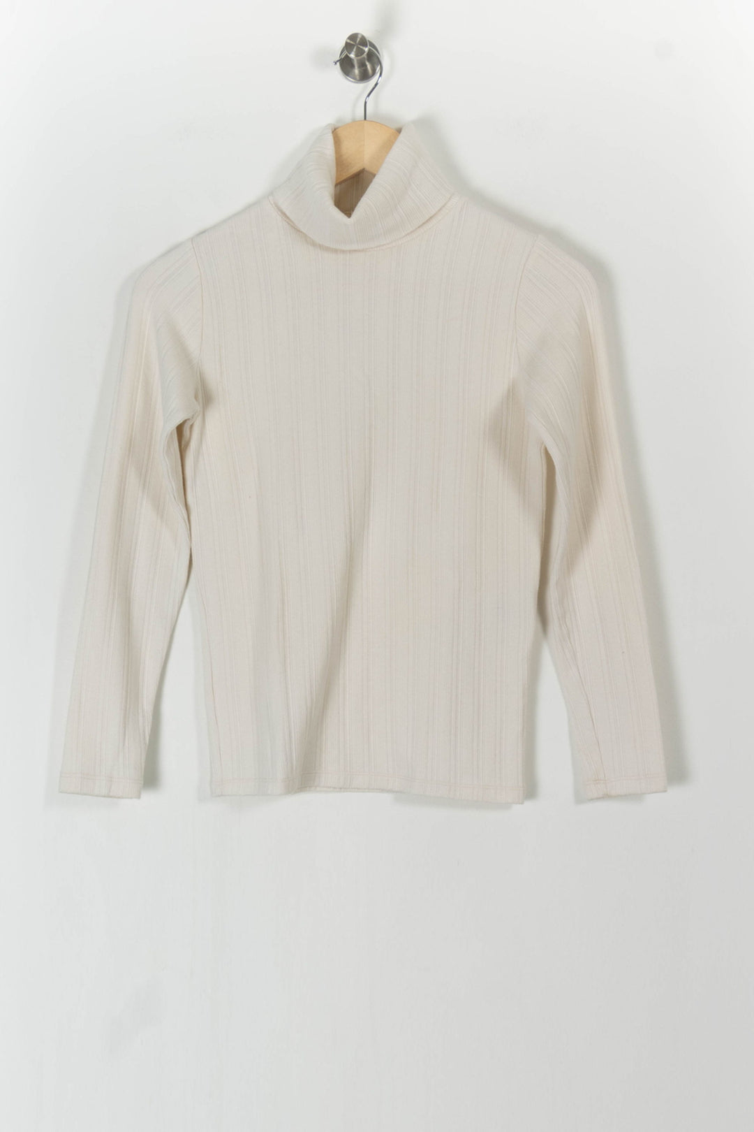 Pull Col Roulé Blanc - Taille XS/34 de la marque Sessùn | PARAD101581 - Vendu par Paradigme - Image 2