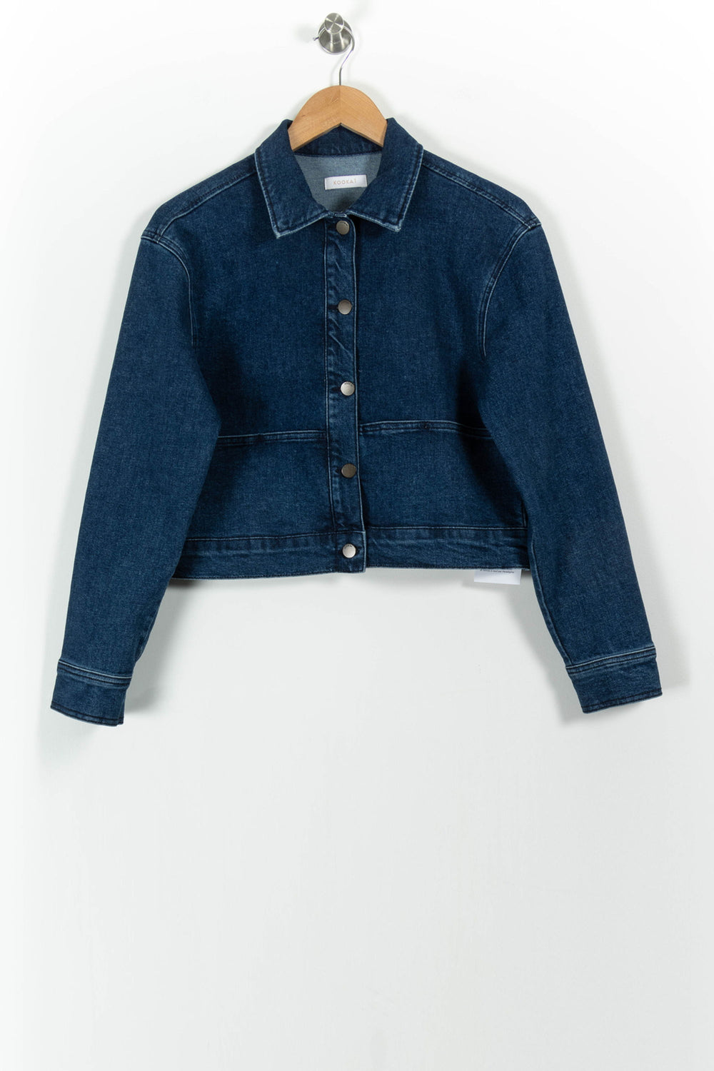 Veste en Jean Bleue - Taille S/36 de la marque Kookai | PARAD101582 - Vendu par Paradigme - Image 2