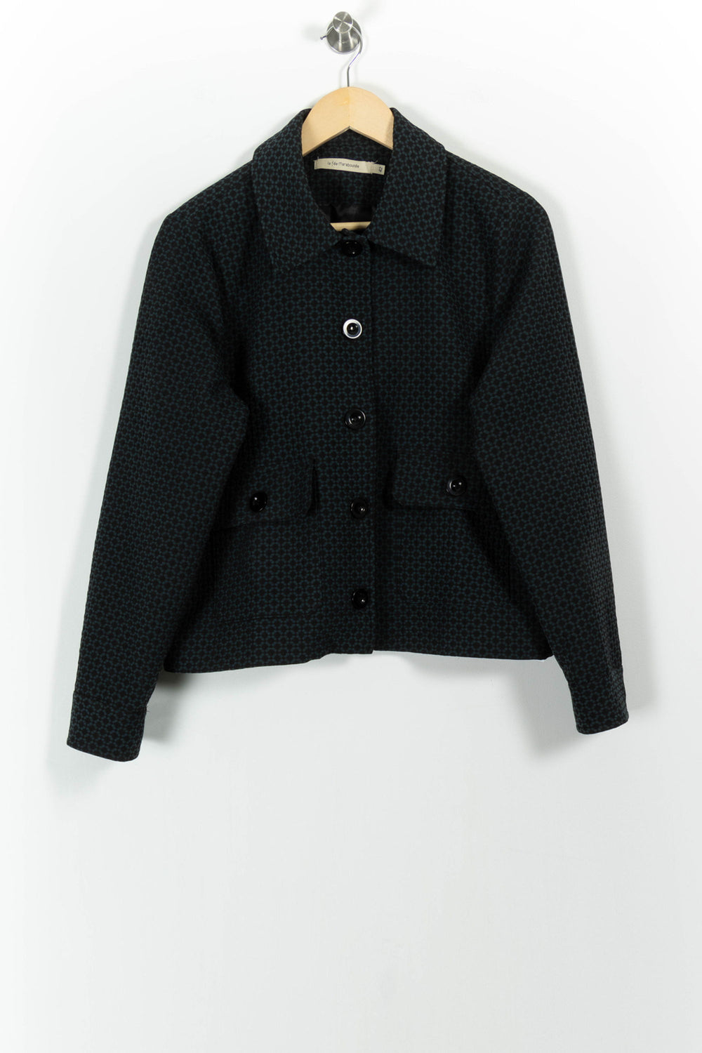 Veste Noire - Taille XL/42 de la marque La Fée Maraboutée | PARAD101591 - Vendu par Paradigme - Image 2