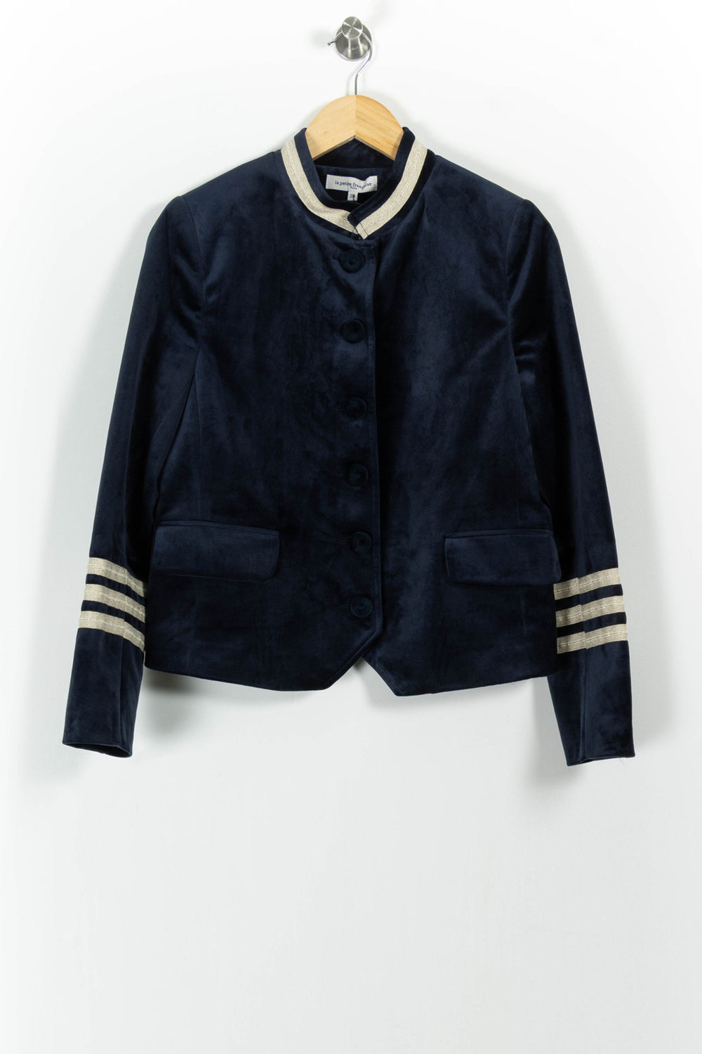 Veste Bleu et Beige - Taille M/38 de la marque La Française | PARAD101595 - Vendu par Paradigme - Image 2