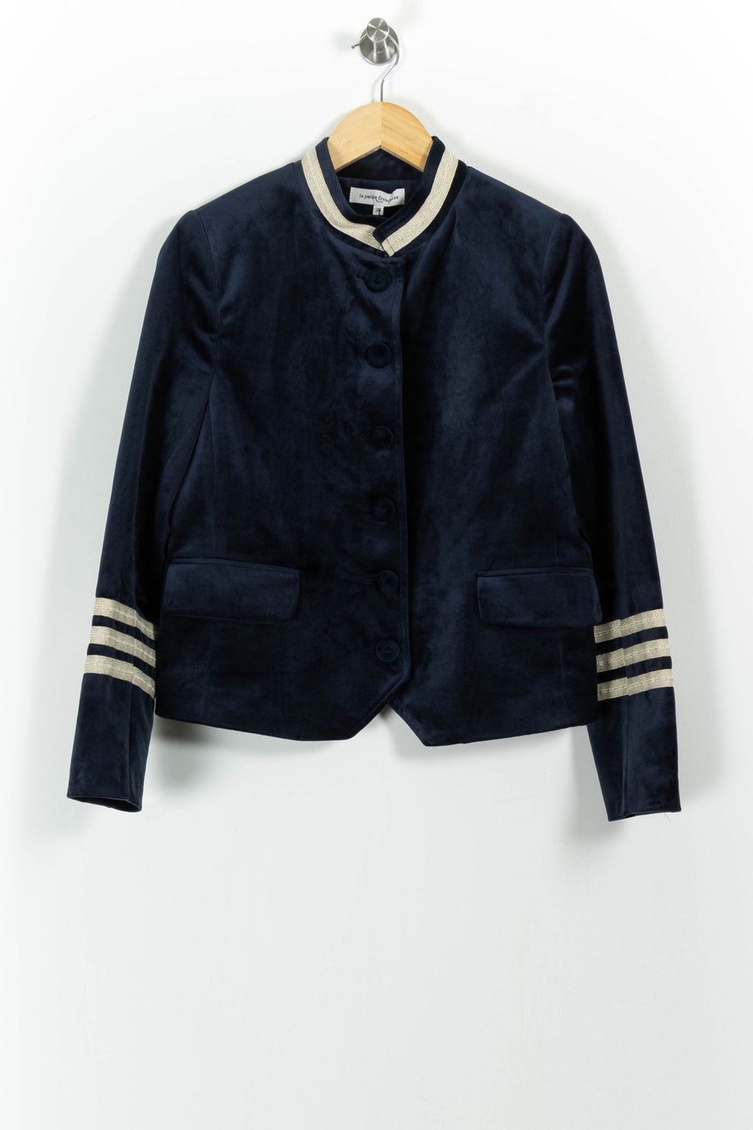 Veste Bleu et Beige - Taille M/38 de la marque La Française | PARAD101595 - Vendu par Paradigme - Image 2