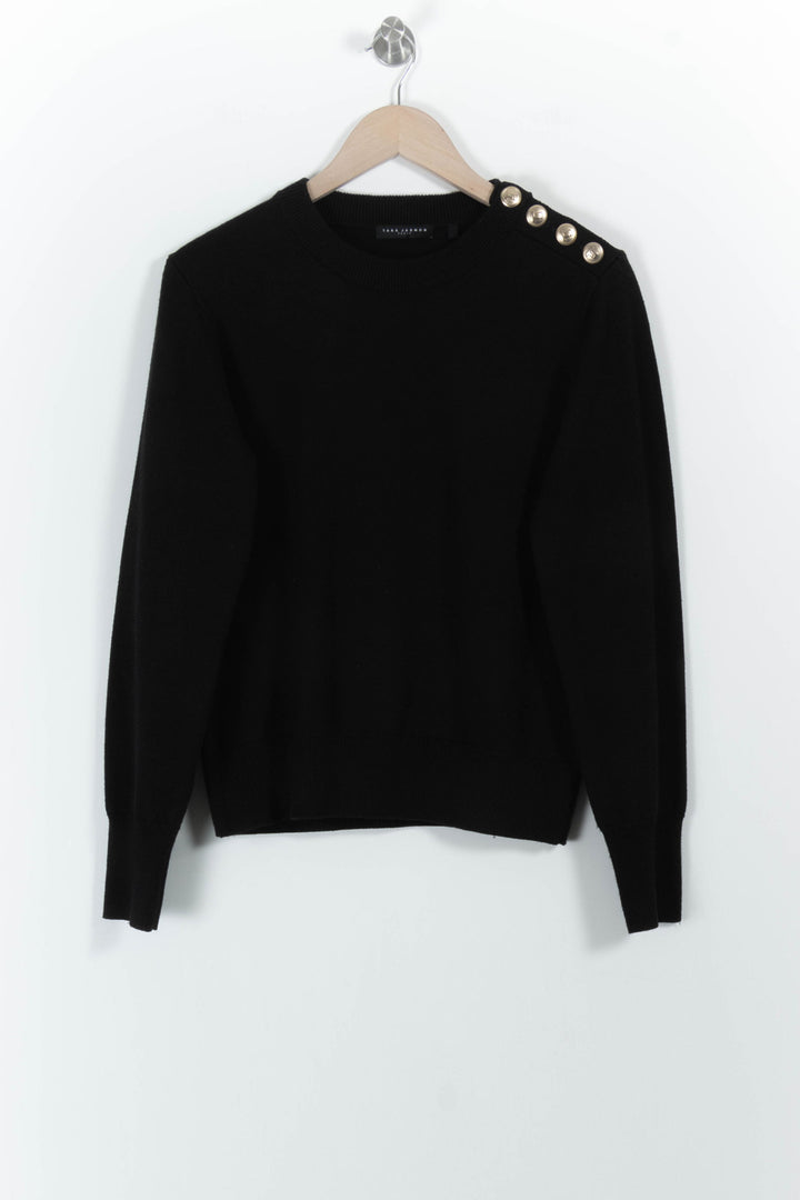 Pull Noir - Taille L/40 de la marque Tara Jarmon | PARAD101596 - Vendu par Paradigme - Image 2