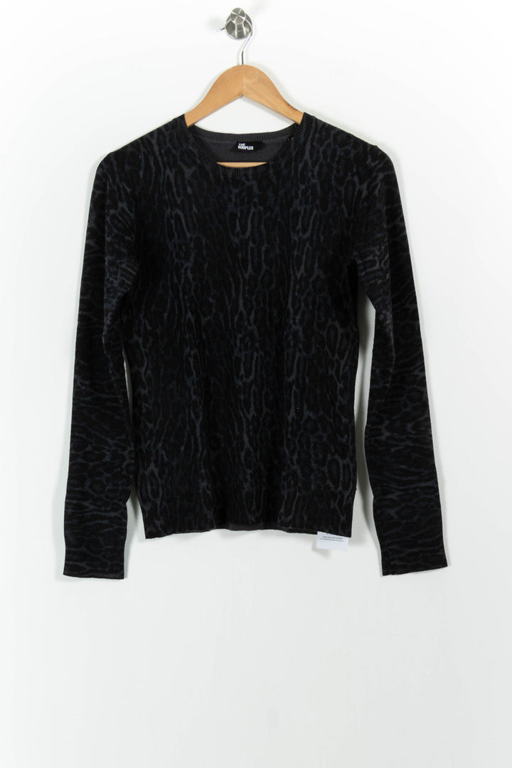 Pull Noir et Gris - Taille XS/34 de la marque The Kooples | PARAD101605 - Vendu par Paradigme - Image 2