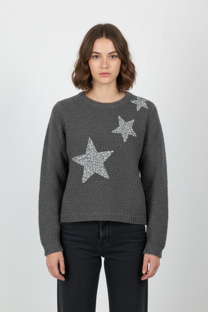 Pull Gris - Taille M/38 de la marque IKKS | PARAD101607 - Vendu par Paradigme - Image 1