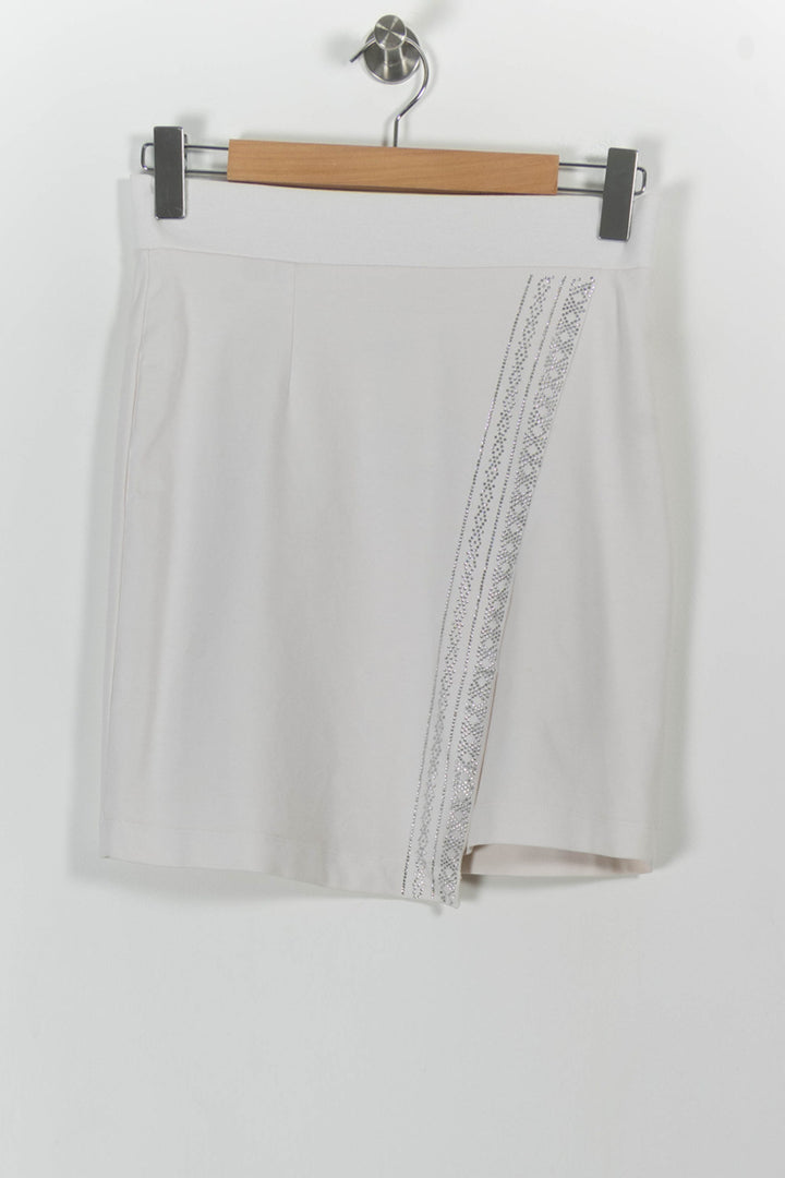 Jupe Drapée Blanche - Taille L/40 de la marque Liu Jo | PARAD101617 - Vendu par Paradigme - Image 2