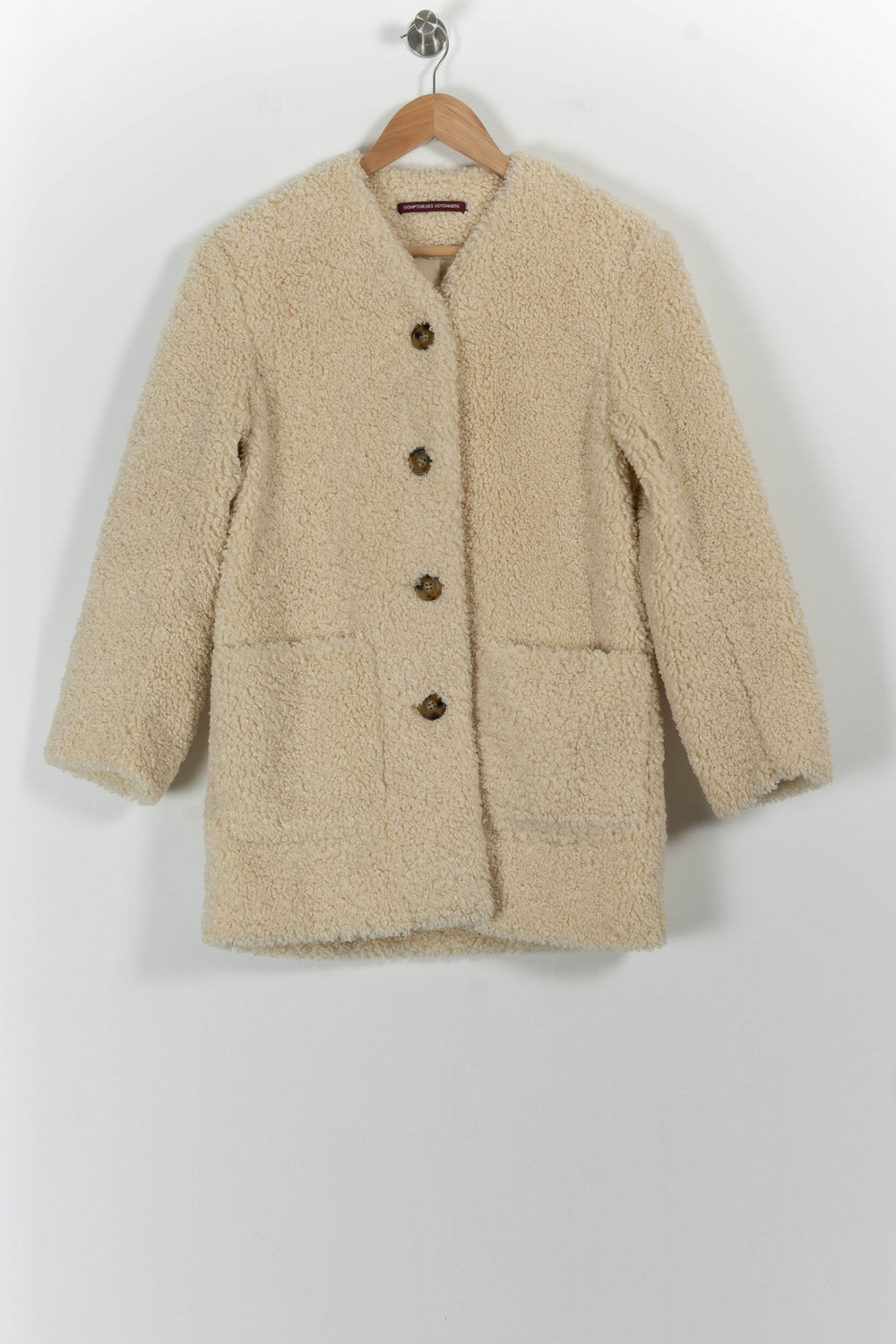 Manteau Écru - Taille S/36 de la marque Comptoir des Cotonniers | PARAD101622 - Vendu par Paradigme - Image 2