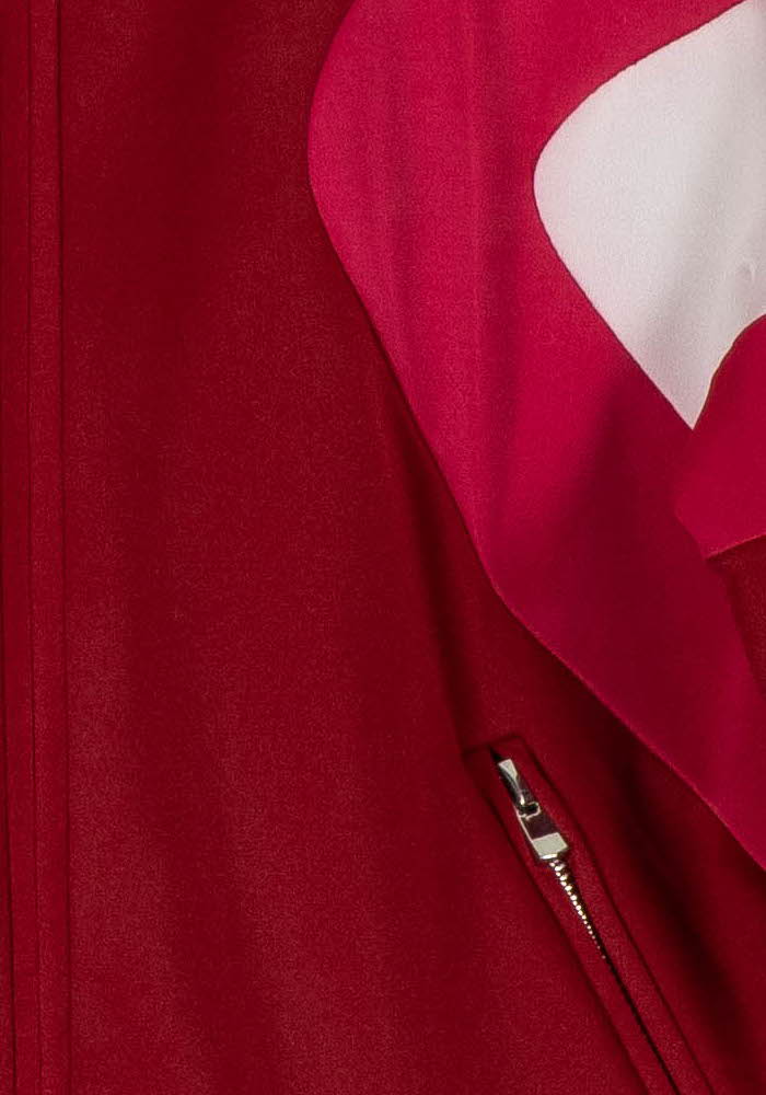 Blouson Bordeaux et Rose - Taille L/40 de la marque Maje | PARAD101624 - Vendu par Paradigme - Image 3