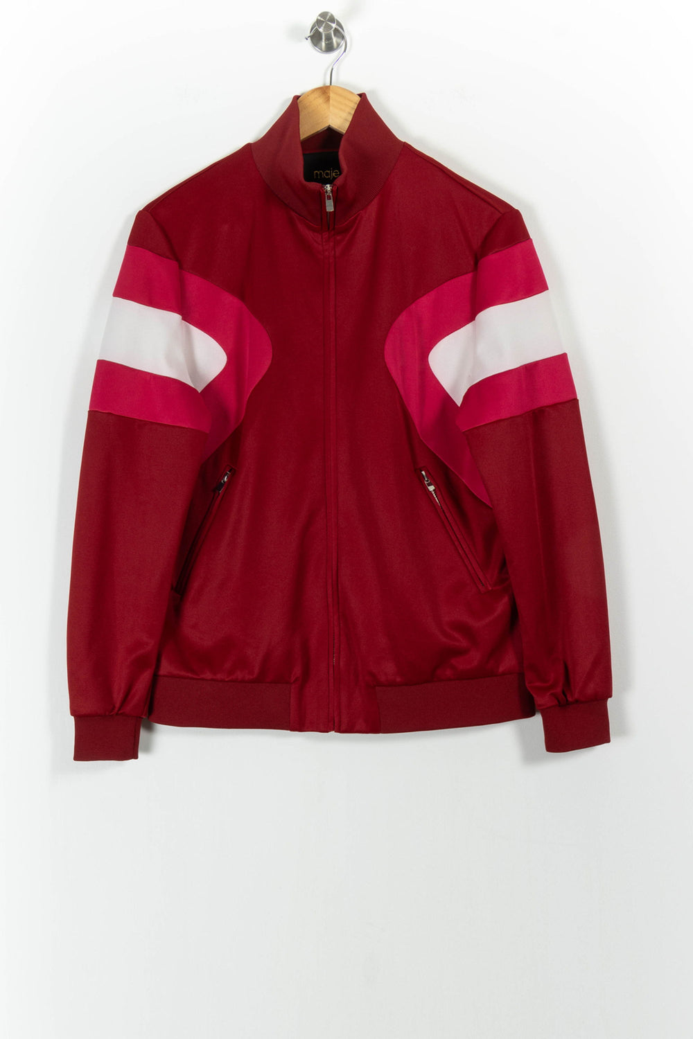 Blouson Bordeaux et Rose - Taille L/40 de la marque Maje | PARAD101624 - Vendu par Paradigme - Image 2