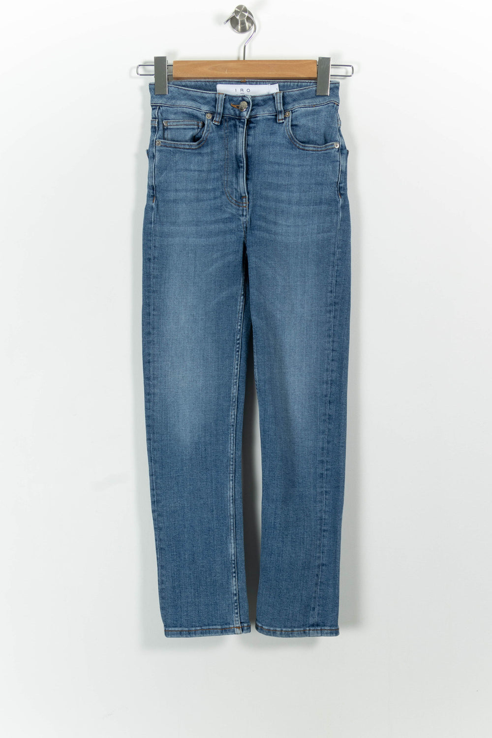 Jean Droit Bleu - Taille XS/34 de la marque IRO | PARAD101625 - Vendu par Paradigme - Image 2
