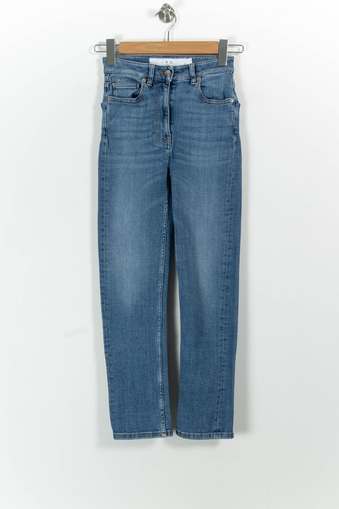 Jean Droit Bleu - Taille XS/34 de la marque IRO | PARAD101625 - Vendu par Paradigme - Image 2
