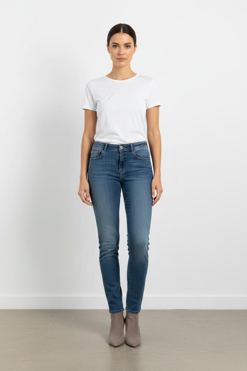 Jean Slim Bleu - Taille S/36 de la marque Sessùn | PARAD101626 - Vendu par Paradigme - Image 1