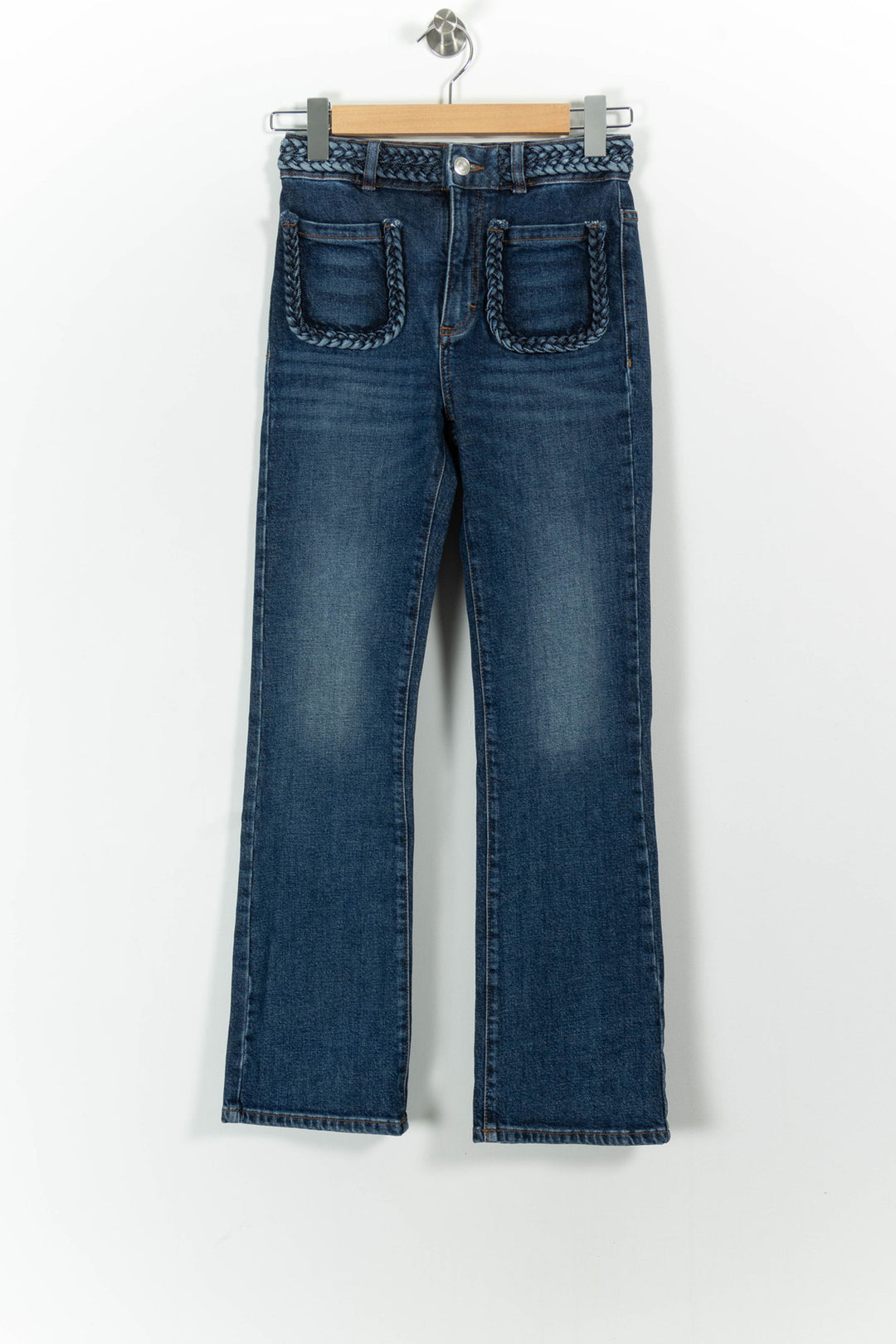 Jean Évasé Bleu - Taille XS/34 de la marque Maje | PARAD101627 - Vendu par Paradigme - Image 2