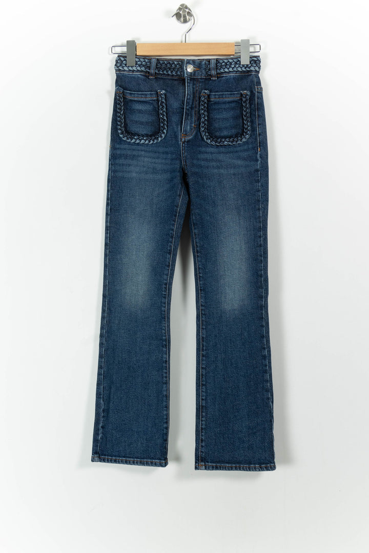 Jean Évasé Bleu - Taille XS/34 de la marque Maje | PARAD101627 - Vendu par Paradigme - Image 2