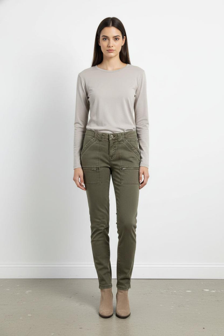 Pantalon Cargo Vert - Taille S/36 de la marque IKKS | PARAD101631 - Vendu par Paradigme - Image 1