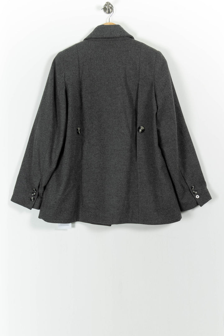 Blazer Gris - Taille M/38 de la marque Stella Forest | PARAD101636 - Vendu par Paradigme - Image 4