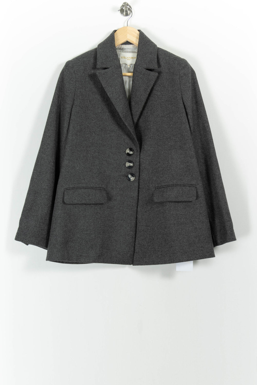 Blazer Gris - Taille M/38 de la marque Stella Forest | PARAD101636 - Vendu par Paradigme - Image 2