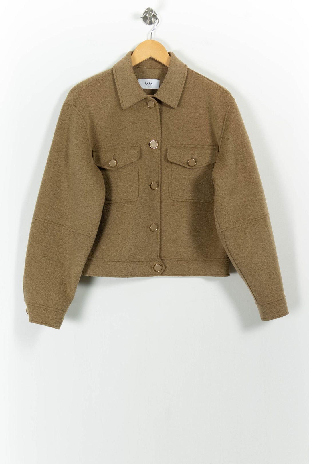 Veste Beige - Taille S/36 de la marque ZAPA | PARAD101641 - Vendu par Paradigme - Image 2