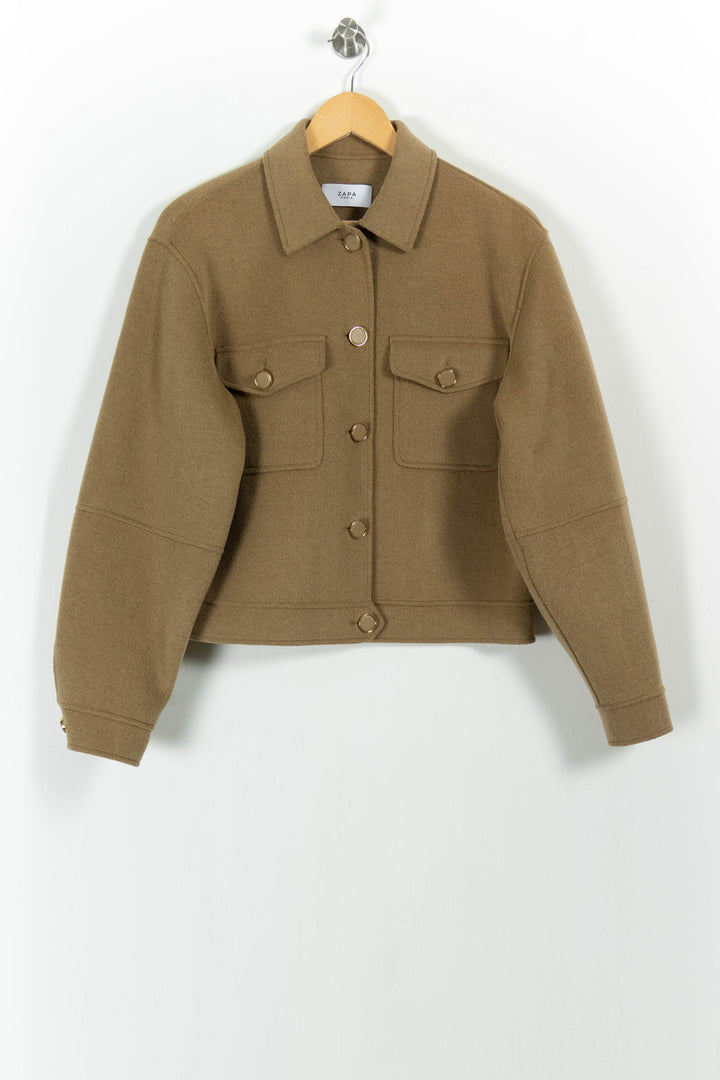 Veste Beige - Taille S/36 de la marque ZAPA | PARAD101641 - Vendu par Paradigme - Image 2