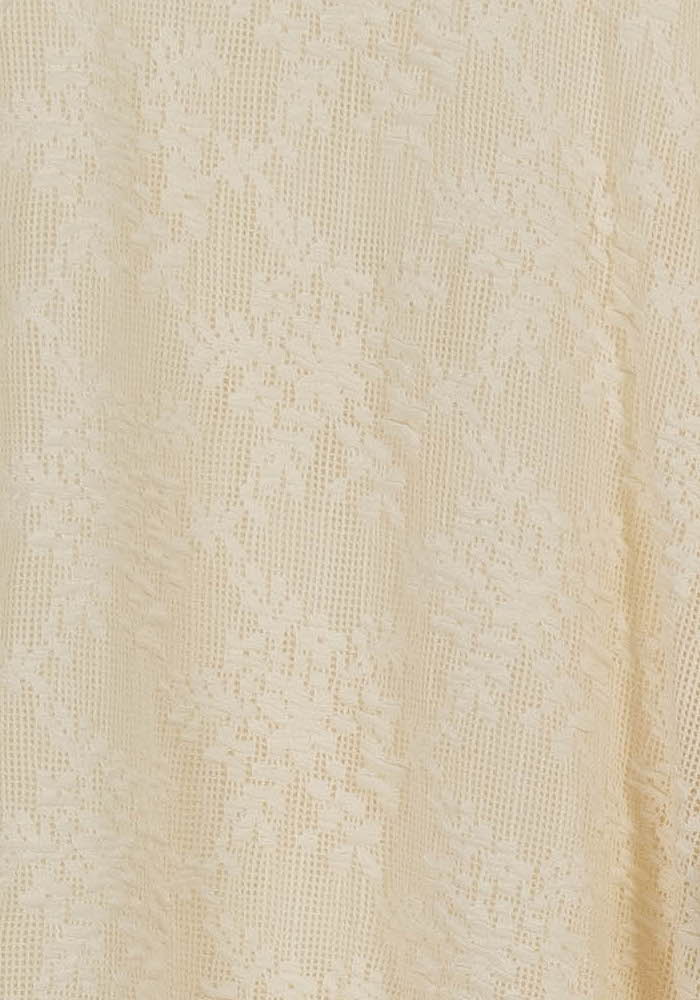 Blouse Dentelle Beige - Taille S/36 de la marque Imperial | PARAD101642 - Vendu par Paradigme - Image 3