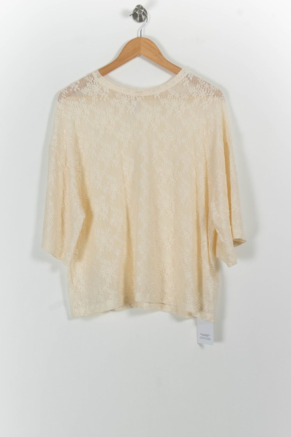 Blouse Dentelle Beige - Taille S/36 de la marque Imperial | PARAD101642 - Vendu par Paradigme - Image 2