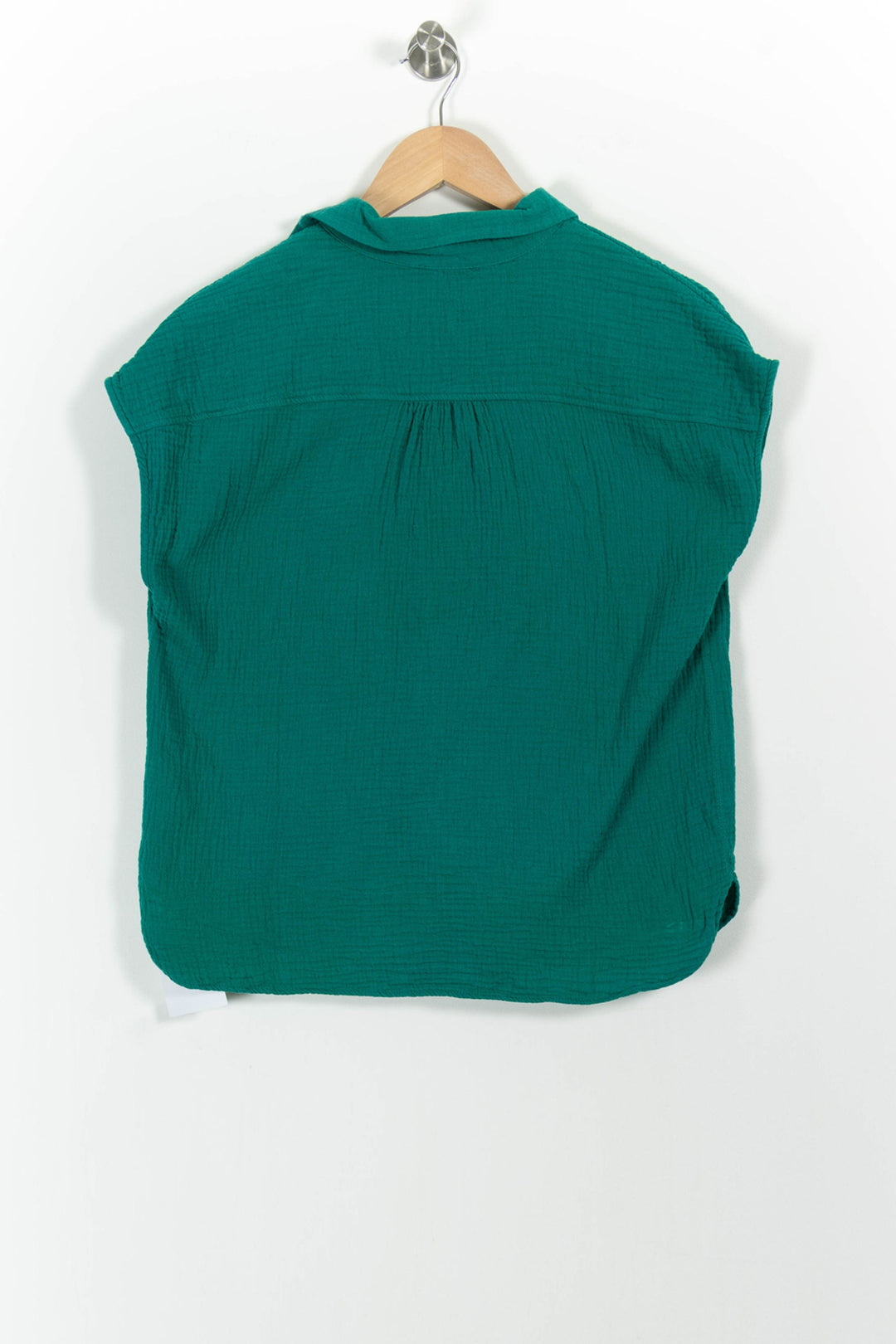 Chemisier Vert - Taille M/38 de la marque Caroll | PARAD101645 - Vendu par Paradigme - Image 4