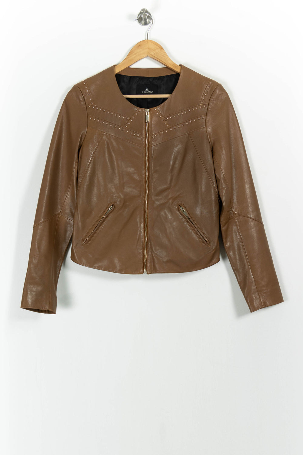 Blouson Marron - Taille M/38 de la marque One Step | PARAD101647 - Vendu par Paradigme - Image 2