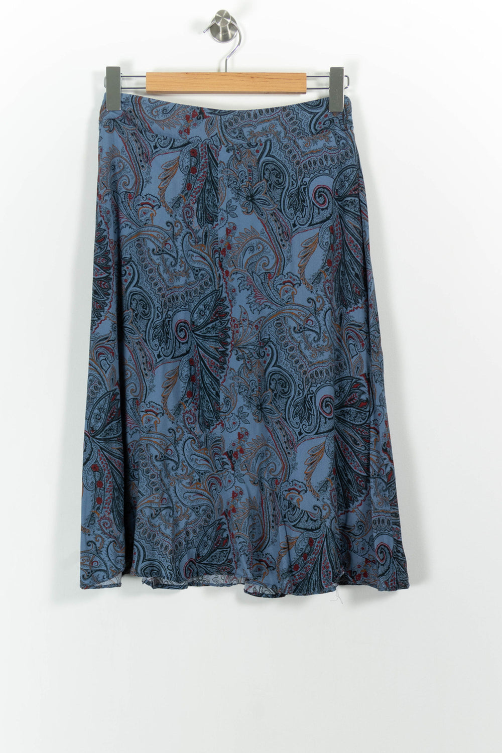 Jupe Midi Bleue - Taille XL/42 de la marque Caroll | PARAD101648 - Vendu par Paradigme - Image 2
