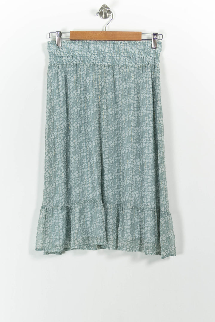 Jupe Midi Verte - Taille XL/42 de la marque Maison 123 | PARAD101649 - Vendu par Paradigme - Image 4