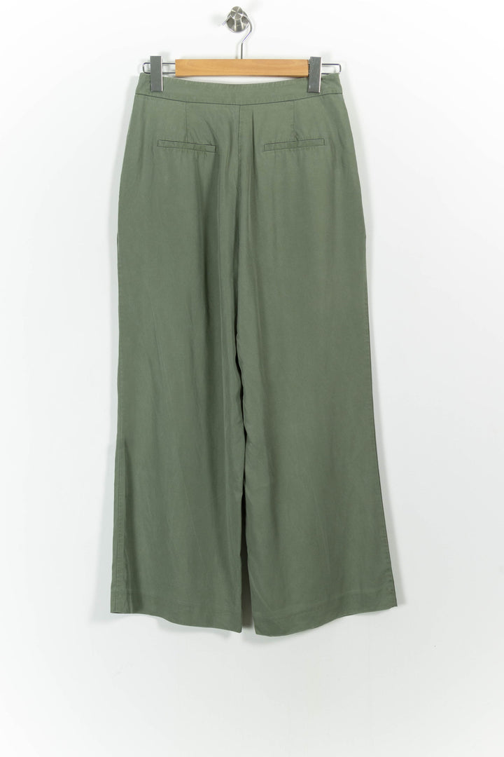 Pantalon Large Vert - Taille L/40 de la marque Caroll | PARAD101651 - Vendu par Paradigme - Image 4
