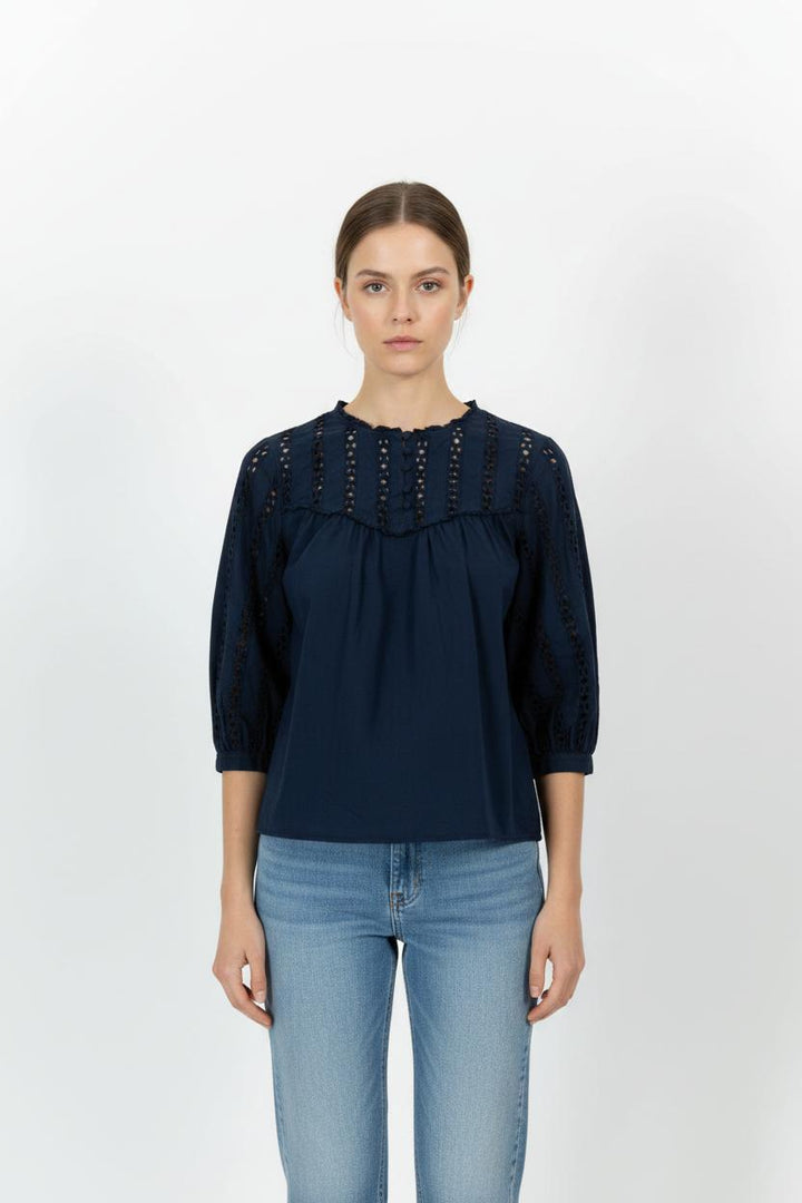 Blouse Bleue - Taille L/40 de la marque Maison 123 | PARAD101652 - Vendu par Paradigme - Image 1