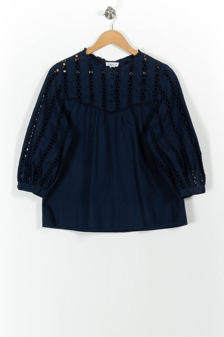 Blouse Bleue - Taille L/40 de la marque Maison 123 | PARAD101652 - Vendu par Paradigme - Image 2