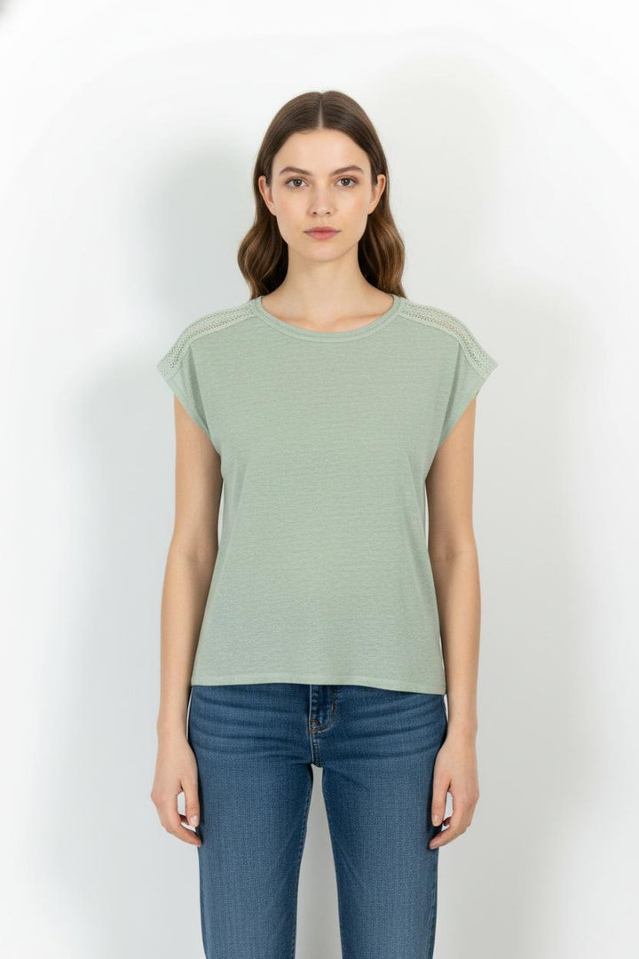 Top Vert - Taille M/38 de la marque Maison 123 | PARAD101653 - Vendu par Paradigme - Image 1