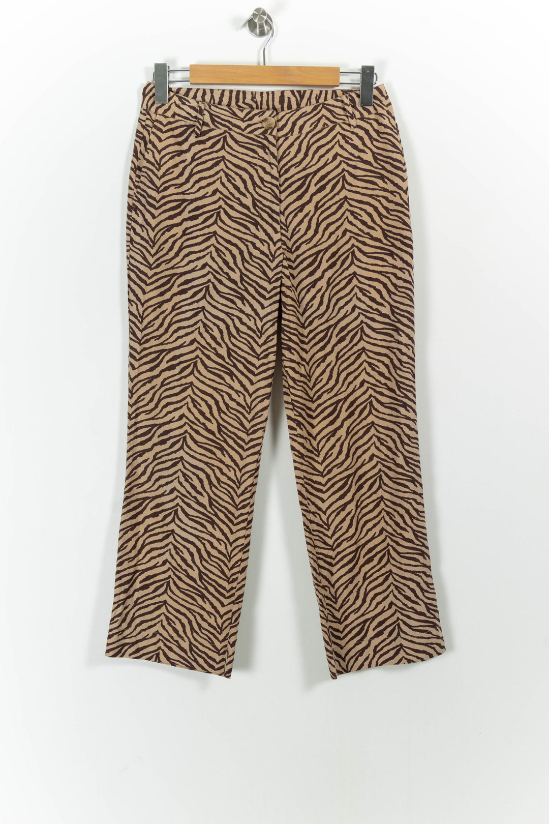 Pantalon Imprimé Beige et Marron - Taille L/40 de la marque Petite Mendigote | PARAD101658 - Vendu par Paradigme - Image 2