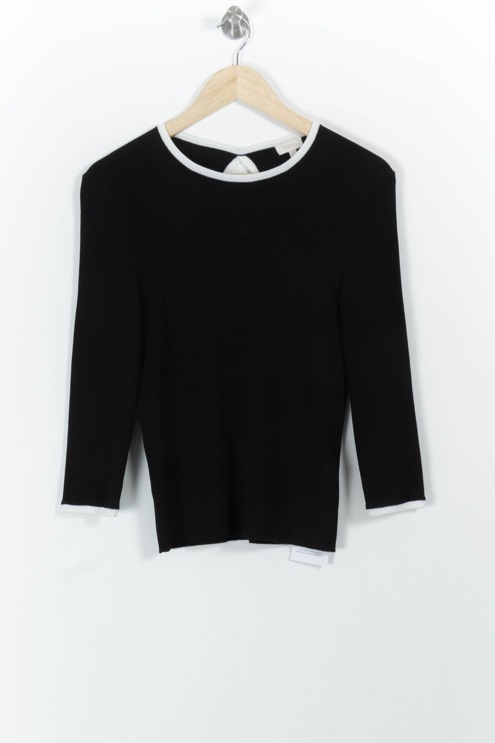 Pull Noir et Blanc - Taille L/40 de la marque Pablo | PARAD101663 - Vendu par Paradigme - Image 2