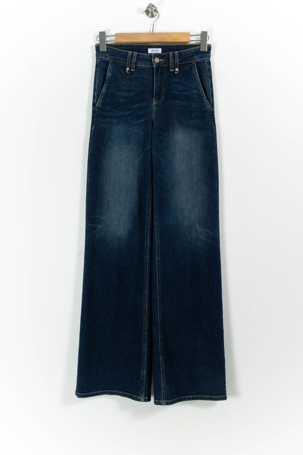 Jean Large Bleu - Taille M/38 de la marque Liu Jo | PARAD101675 - Vendu par Paradigme - Image 2