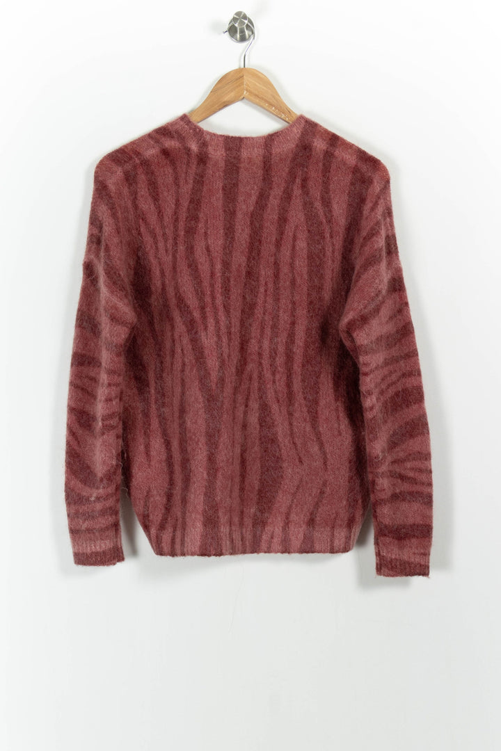 Pull Bordeaux - Taille S/36 de la marque Sézane | PARAD101682 - Vendu par Paradigme - Image 4
