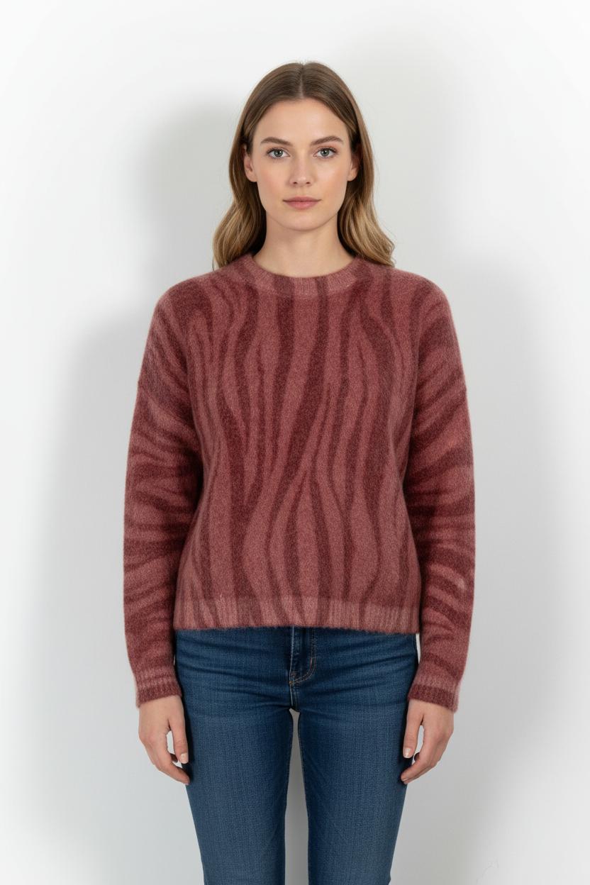 Pull Bordeaux - Taille S/36 de la marque Sézane | PARAD101682 - Vendu par Paradigme - Image 1