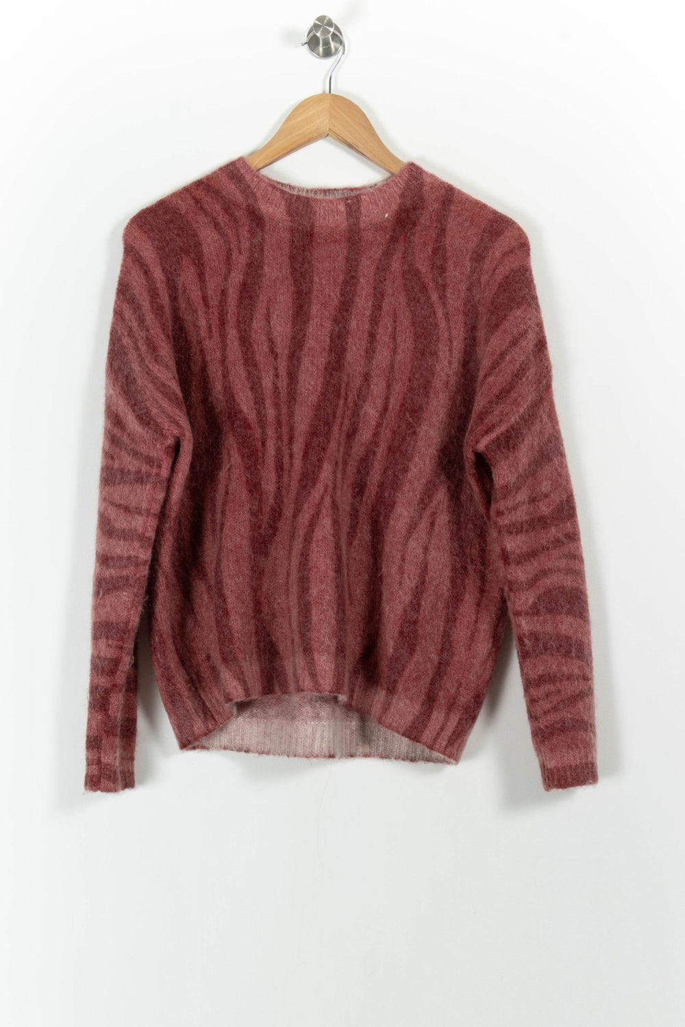 Pull Bordeaux - Taille S/36 de la marque Sézane | PARAD101682 - Vendu par Paradigme - Image 2