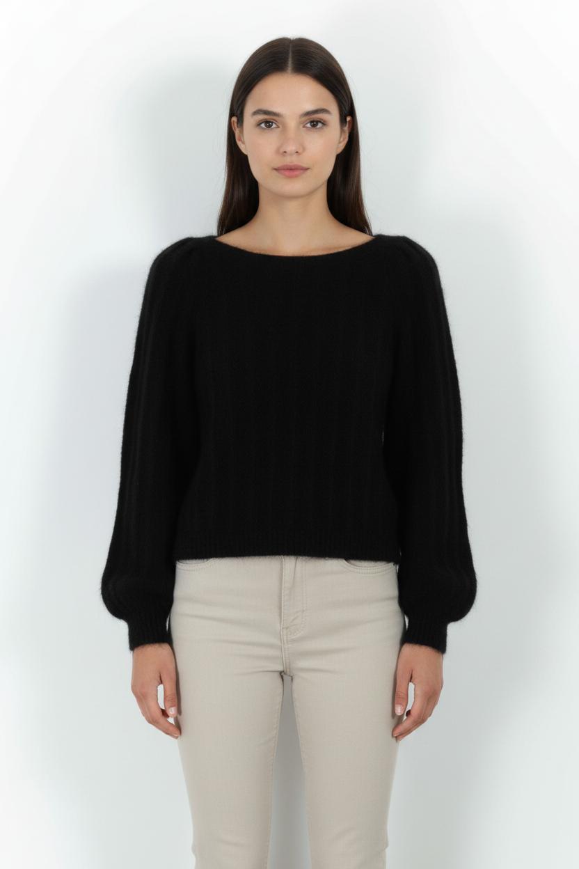 Pull Noir - Taille M/38 de la marque Sézane | PARAD101687 - Vendu par Paradigme - Image 1
