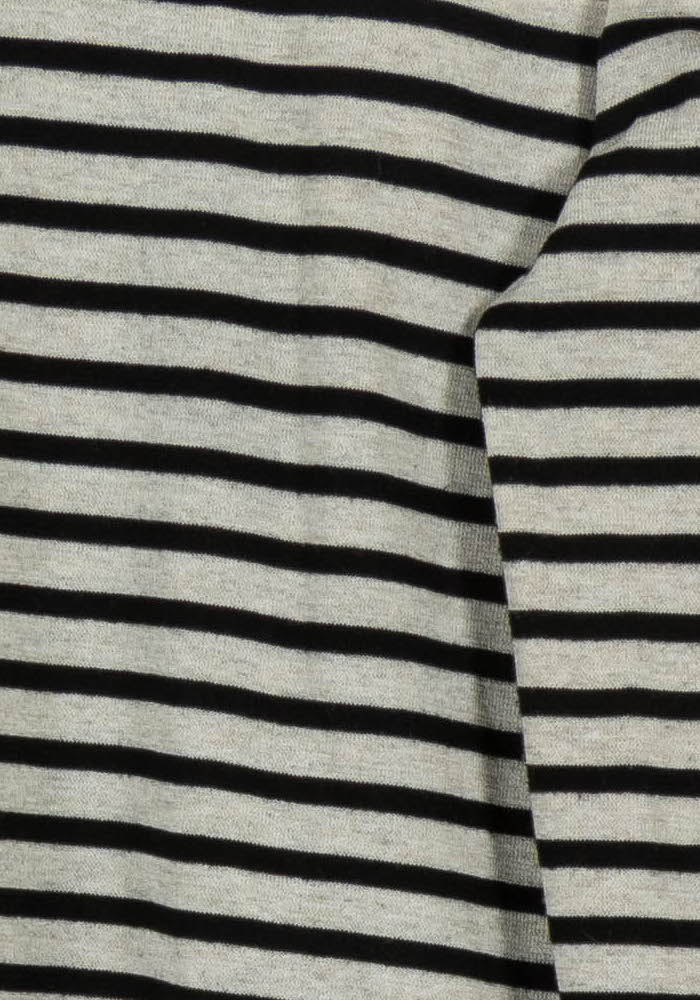 Marinière Grise et Noire - Taille L/40 de la marque ba&sh | PARAD101699 - Vendu par Paradigme - Image 3